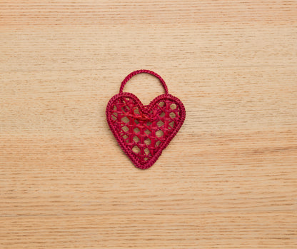 Handwoven Heart Napkin Rings – Coastal Table Décor