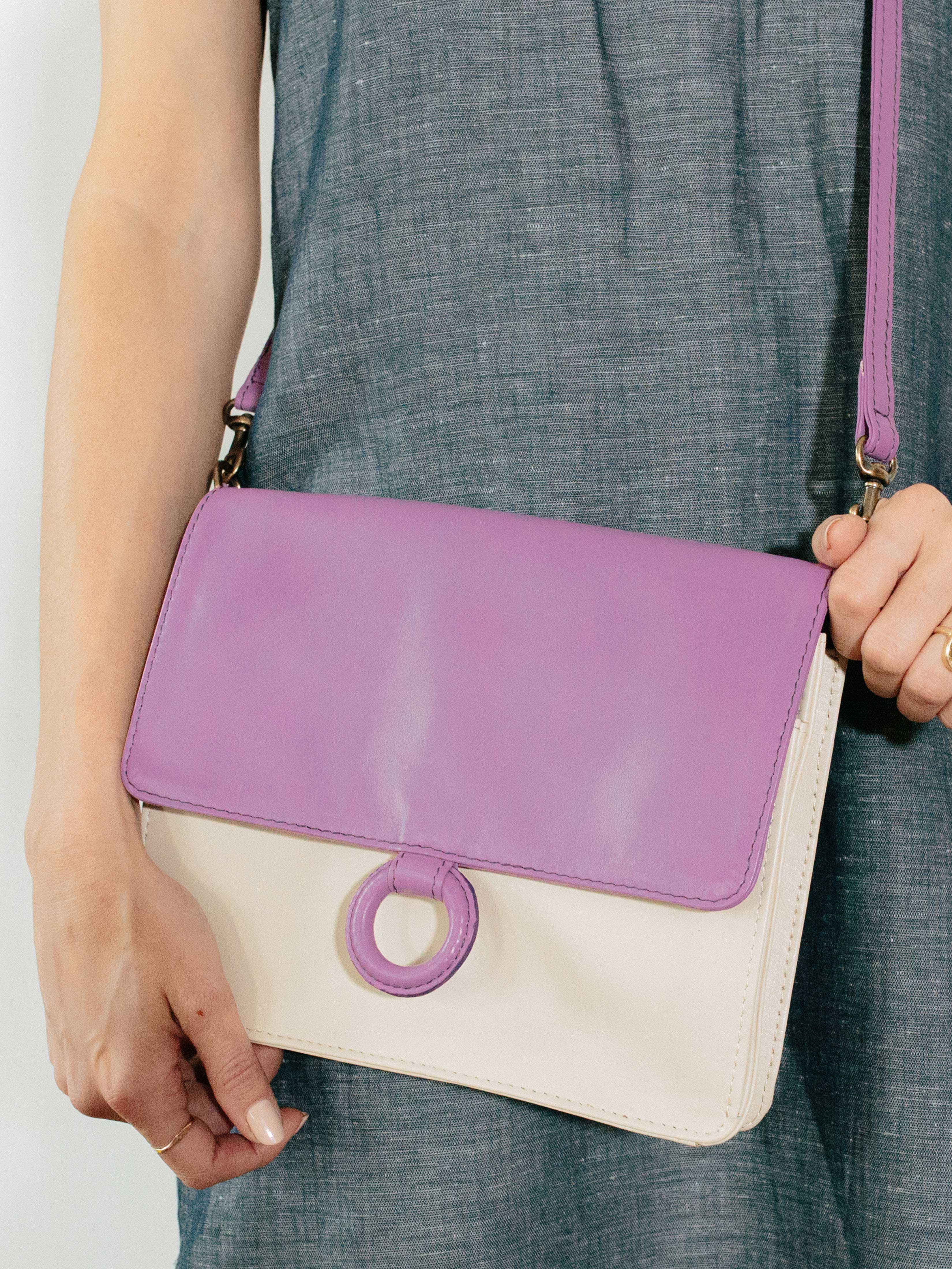 Lavender crossbody outlet